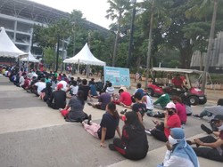 Jumlah Pengunjung Dibatasi, Antrean Masuk Ring Road GBK Mengular