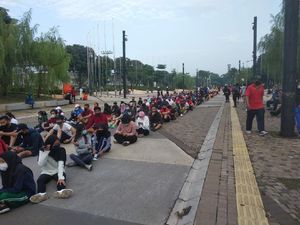 Alasan Pengunjung Olahraga di GBK Meski Harus Antre Panjang