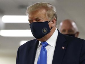 Trump Klaim Selamatkan Banyak Nyawa Warga Amerika Serikat Trump Klaim Selamatkan Banyak Nyawa Warga Amerika Serikat