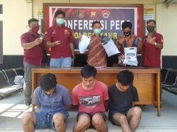 Bawa Kabur Mobil-Duit Rp 17 Juta, 3 Karyawan Toko Bangunan di Bengkulu Diciduk