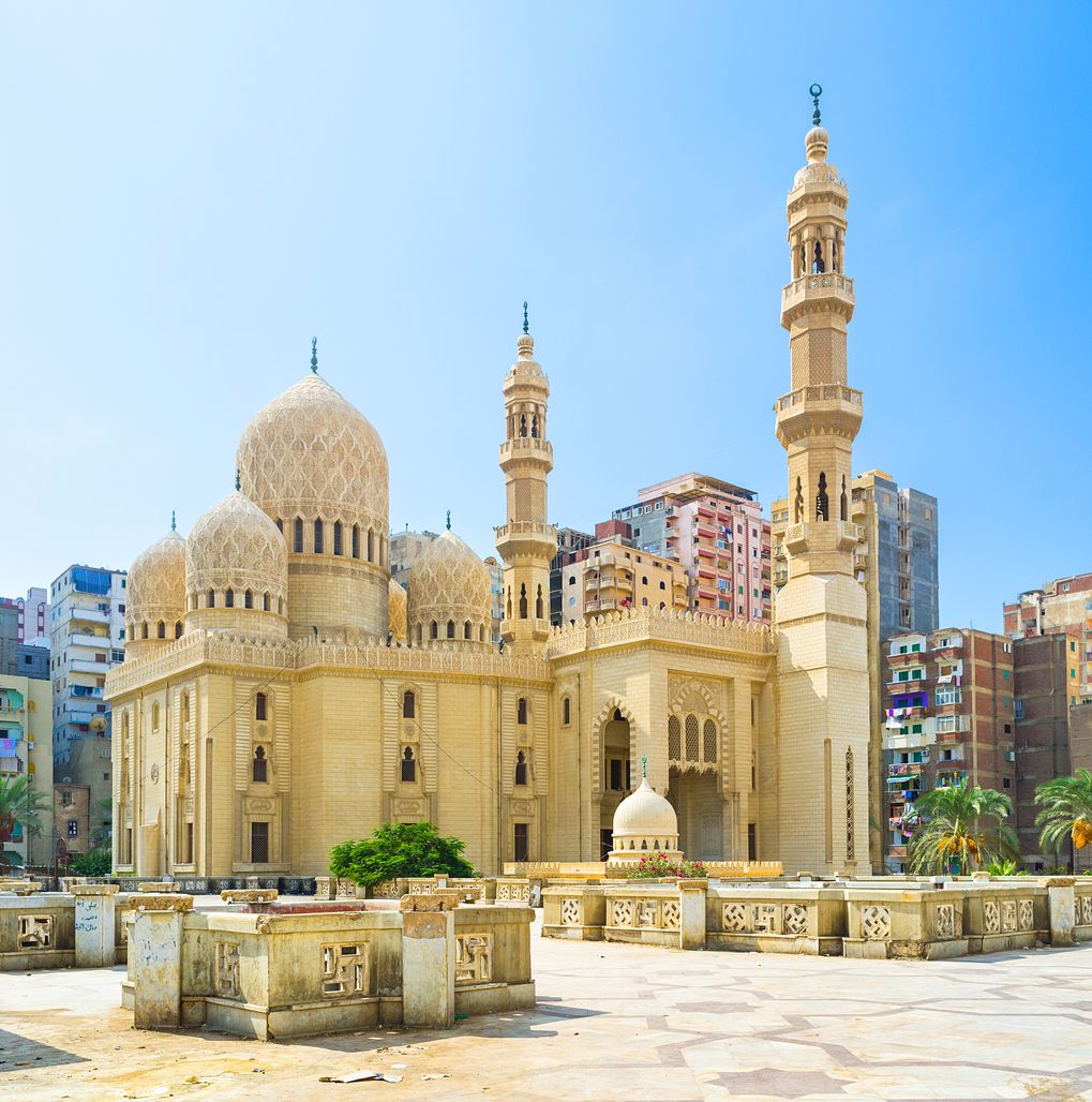 Attarine Mosque in the Mediterranean city of Alexandria