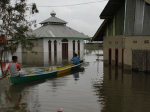 2 Desa di Konawe Banjir Akibat Sungai Meluap, Ratusan Jiwa Mengungsi