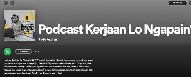 Podcast Kerjaan Lo Ngapain?