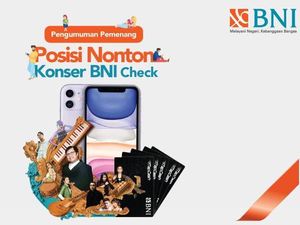 Selamat! Ini Daftar Pemenang Challenge Posisi Nonton Konser BNI Check Selamat! Ini Daftar Pemenang Challenge Posisi Nonton Konser BNI Check