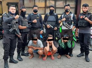 Ditangkap Saat Bonceng 3, Remaja di Makassar Ternyata Bawa Air Gun-Panah