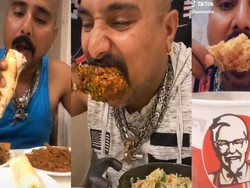 Modal Makan Paha Ayam, Pria Ini Jadi Seleb TikTok yang Viral