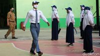 Potret Penerapan Protokol Kesehatan Ketat di SMAN 2 Kota Bekasi