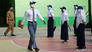 Potret Penerapan Protokol Kesehatan Ketat di SMAN 2 Kota Bekasi