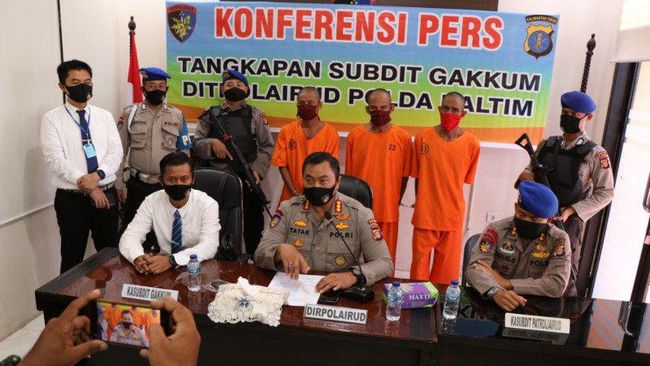 Polisi Tangkap 3 Bajing Loncat Pencuri Tali Kapal di Kaltim Polisi Tangkap 3 Bajing Loncat Pencuri Tali Kapal di Kaltim