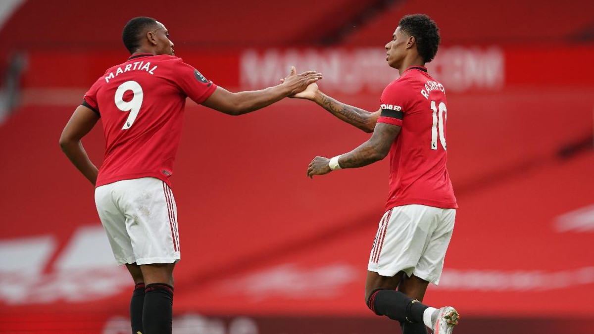 Statistik Wah Setan Merah yang Terselip di Hasil Seri Lawan Soton. (Foto: Dave Thompson/Pool via Getty Images)