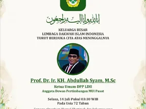 Ketum LDII KH Abdullah Syam Meninggal Dunia Ketum LDII KH Abdullah Syam Meninggal Dunia