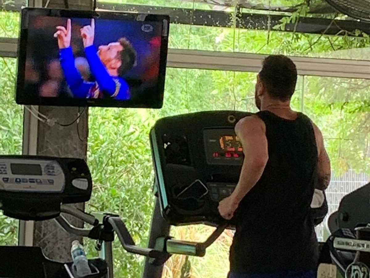 Saat Lionel Messi Tonton Dirinya Sendiri (Instagram)