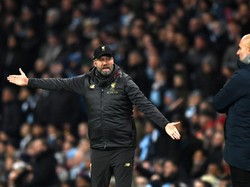 Guardiola dan Klopp jadi rival di Liga Inggris. Dari 30 pertemuan keduanya, Guardiola menang 11 kali dan Klopp menang 12 kali, sisanya imbang (Getty Images/Shaun Botterill)