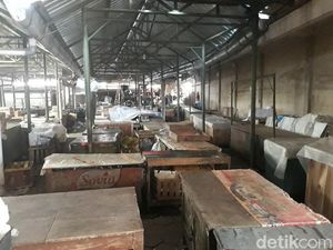 Penampakan Lengangnya Pasar Harjodaksino Solo Setelah Ditutup Pemkot