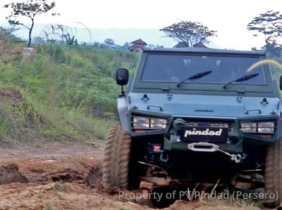 Lebih Dekat dengan Rantis Maung Pindad yang Dijajal Menhan Prabowo
