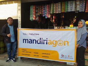 Selama Pandemi COVID-19, Transaksi di Mandiri Agen Naik Signifikan