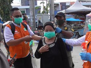 Pasar di Polman Kembali Dibuka, Akses Masuk Diperketat untuk Cegah Corona