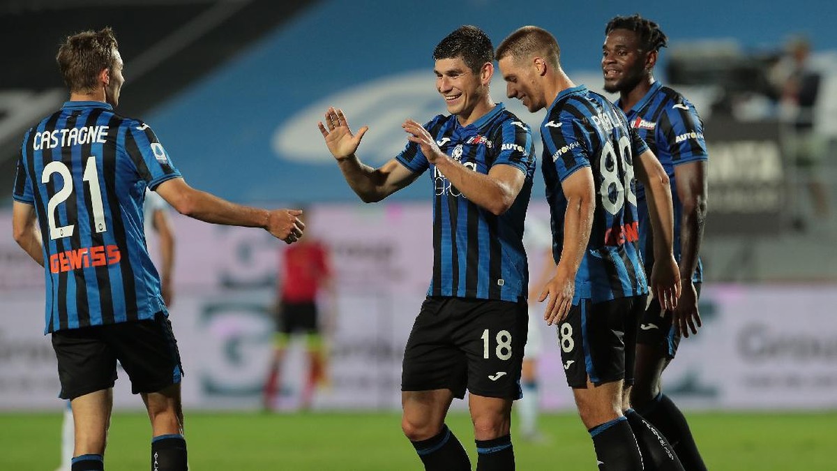Atalanta membantai Brescia dengan skor 6-2 di lanjutan Liga Italia (Foto: Getty Images/Emilio Andreoli)