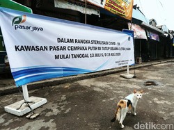 Sempat Tutup karena Corona, Pasar Cempaka Putih Masih Abai Protokol Kesehatan