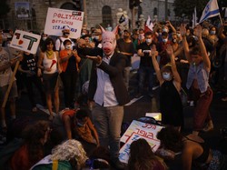 Ratusan Warga Israel Unjuk Rasa Tuntut Netanyahu Mundur