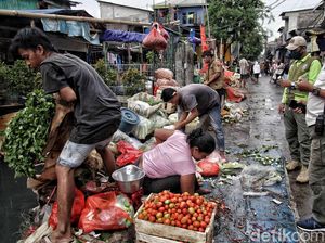 Ngeri! 1.392 Pedagang Pasar Positif Corona