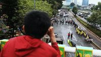 Aksi Demo PA 212 di DPR Jadi Tontonan