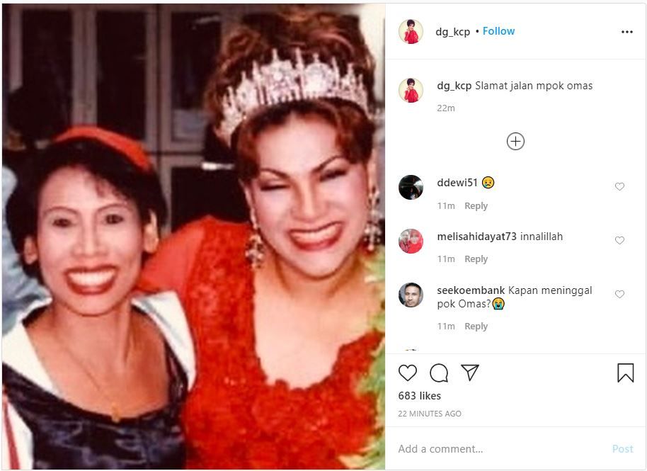 Omas meninggal