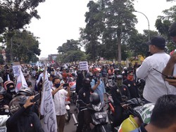 Tolak RUU HIP, Massa Ganyang Komunis Gelar Aksi Konvoi Keliling Medan