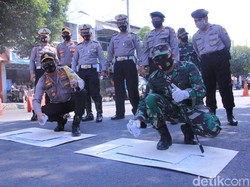 Cegah Penyebaran COVID-19 di Jalan, Ini Cara Polisi Madiun