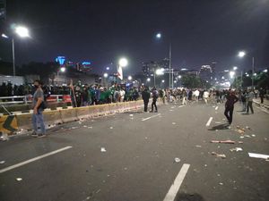 Demo di DPR Ricuh, 20 Orang Perusuh Diamankan Polda Metro