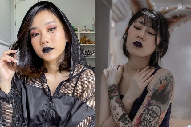 Jessica Jane - Listy Chan/instagram.com/jessicajane99/instagram.com/listychanpokemon/ adu gaya jessica jane dan listy chan dengan gaya gotik