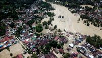 Foto Udara Dahsyatnya Banjir Bandang yang Terjang Luwu Utara