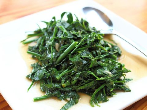 asian, cooked, crisp, cuisine, dish, food, fried, garlic, gourmet, green, meal, meat, sauce, spicy, stir, stir-fry, vegetable,thai,thai food,Sauropus androgynus