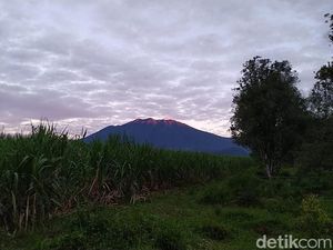 Jumlah Letusan Gunung Raung Turun, Gempa Tremor Naik