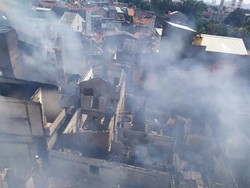 Video Kebakaran Permukiman Padat Penduduk di Paseban