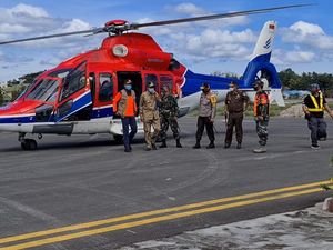 Tinjau Masamba Pascabanjir, Kepala BNPB Cek Logistik-Sanitasi Pengungsi