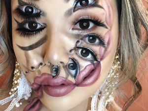 10 Foto Ilusi Makeup Mimi Choi yang Bikin Pusing Hingga Merinding 10 Foto Ilusi Makeup Mimi Choi yang Bikin Pusing Hingga Merinding