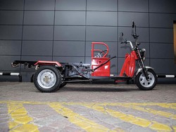 Dibikin di Bogor, Motor Listrik Roda Tiga Ini Janji Serap Komponen Lokal 100%