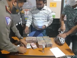 3 Pria Disergap di Tol Sragen, Bawa Ratusan Juta Uang Kasus Penggandaan