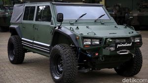Potret Gagahnya Rantis Maung Buatan Pindad