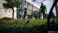 Latihan tersebut digelar di Pusrehab Bintaro / Rs.Soeyoto, Jakarta Selatan, Sabtu (18/7/2020).