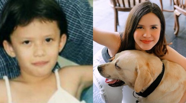 Michelle Joan/ Foto: Instagram.com/michellejoan_ potret masa kecil Michelle Joan pemain sinetron Ganteng Ganteng Serigala