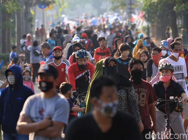 Begini Ramainya Kawasan BKT Saat Minggu Pagi