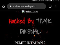 Waduh, Website Dinas Kesehatan Blora Di-hack