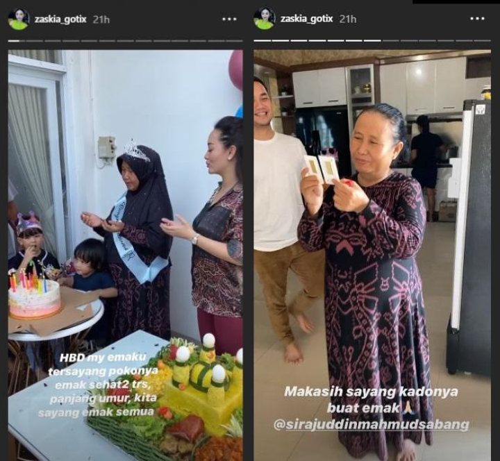 Unggahan Zaskia Gotik