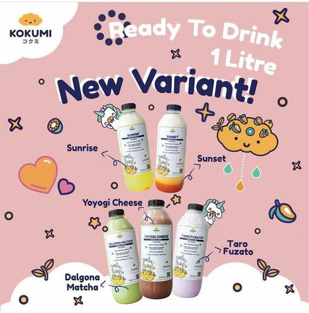 Kemasan Kokumi dengan desain unicorn yang gemas. Sumber gambar https://www.instagram.com/kokumi_id Kokumi
