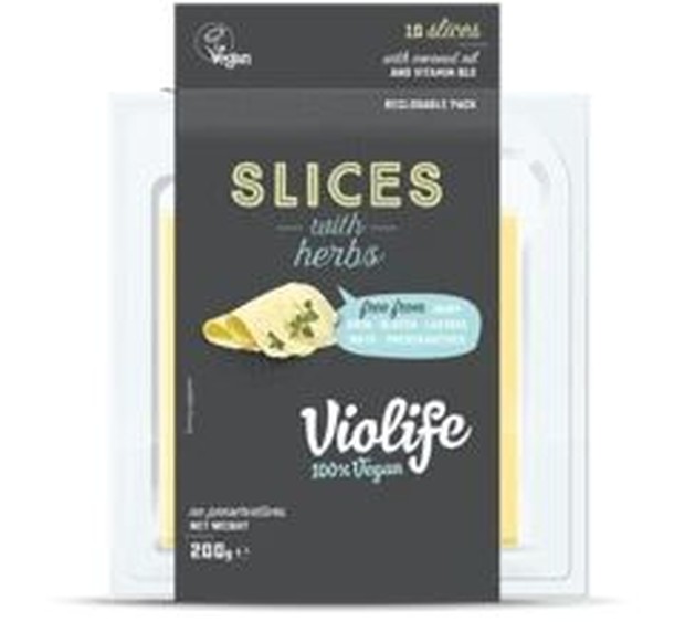 Keju Violife/pinterest.com/thevegantrademark Tekstur yang dimiliki sangat umum seperti keju slice yang ada di supermarket.