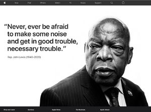 Apple Kenang John Lewis, Pejuang HAM Legendaris Amerika Apple Kenang John Lewis, Pejuang HAM Legendaris Amerika