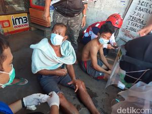 Tak Ingin Mati Konyol, Pegawai Ini Loncat dari Lantai 3 Saat Toko Kebakaran