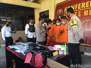 Perampok Uang Rp 259 Juta di Mojokerto Diringkus, 2 Pelaku Ditembak